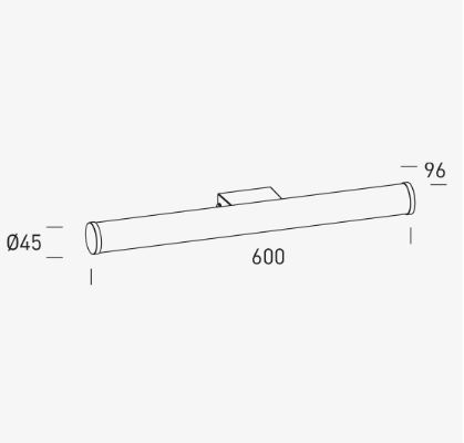 APLIQUE DECORATIVO DE PARED CALI 12W IP44 2K7-3K2-4K