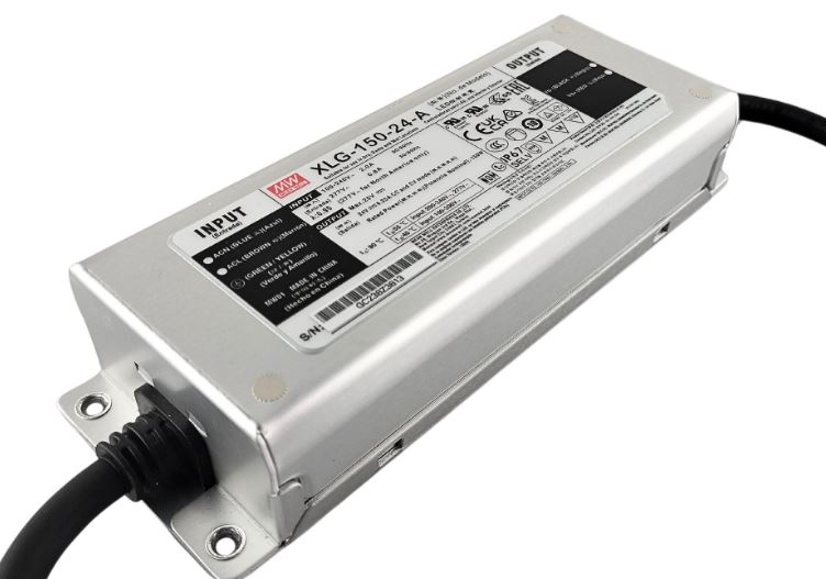 MW 24V@6.25 Amp Driver LED XLG-150-24-A IP65