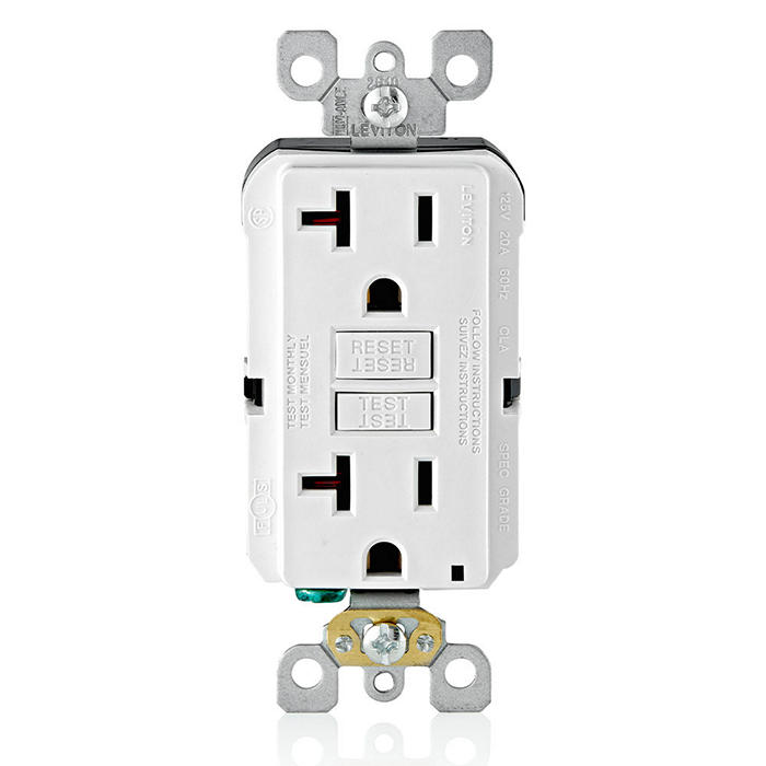 TOMA CORRIENTE GFCI 20A LEVITON DECORA 