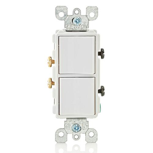 INTERRUPTOR DOBLE LEVITON DECORA