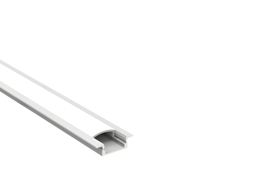 [7800200] PERFIL DE ALUMINIO PARA CINTA LED BAJO CON ALETA 