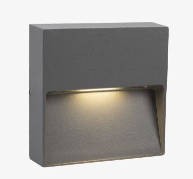 ATHENS SQUARE 4W SURF. IP54 100-240V  ANTHRACITE  3000 K 